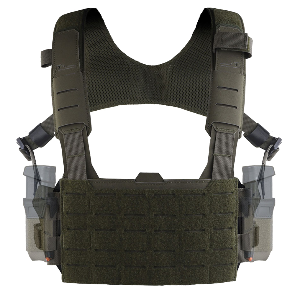 Tactical Belt Rigger - タクティカルチェストリグHXストラップ重量分解設計アウトドアハンティングモールフロントパネルエアソフトトレーニングキャリアエクスパンションギア