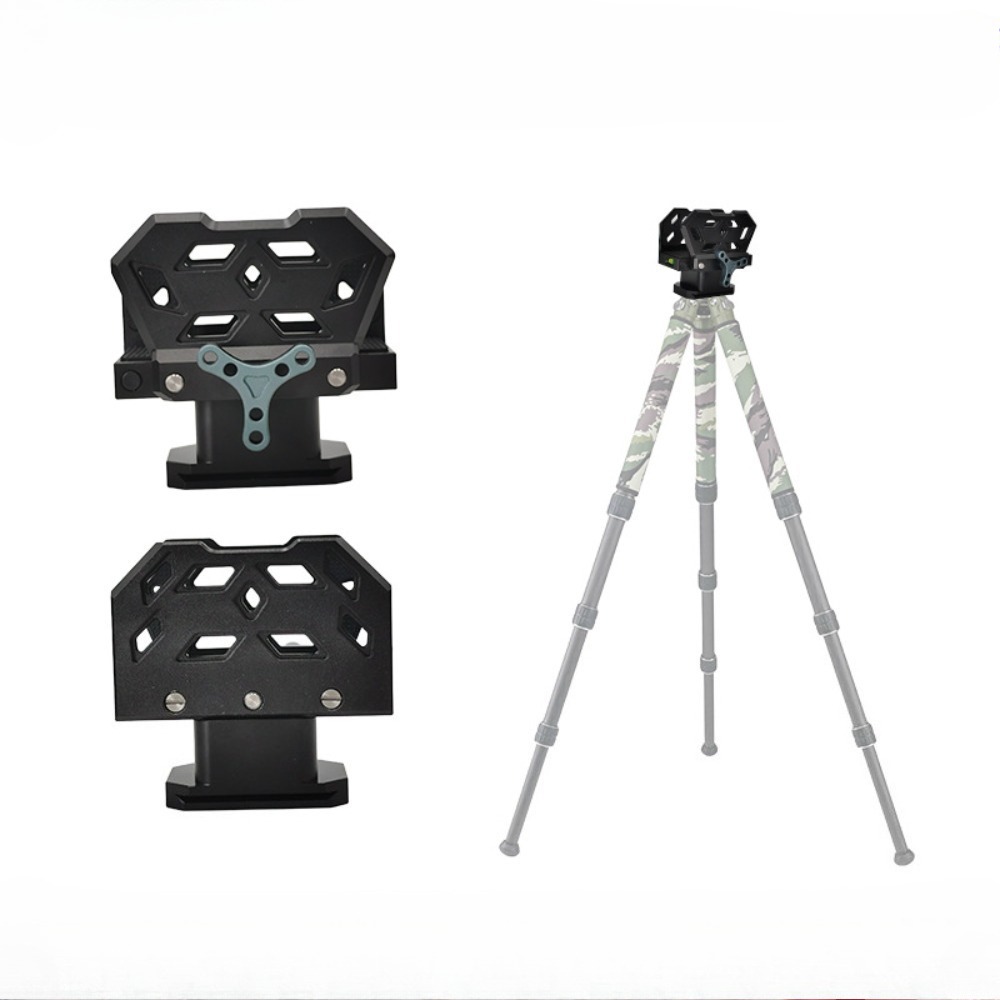 Hunting & Outdoor Supplies Carterton - MAGORUI アルミ合金製タクティカルクランプ三脚スタンド、ハンティングやアウトドア撮影用のレベル付き調整可能デザインブラケット