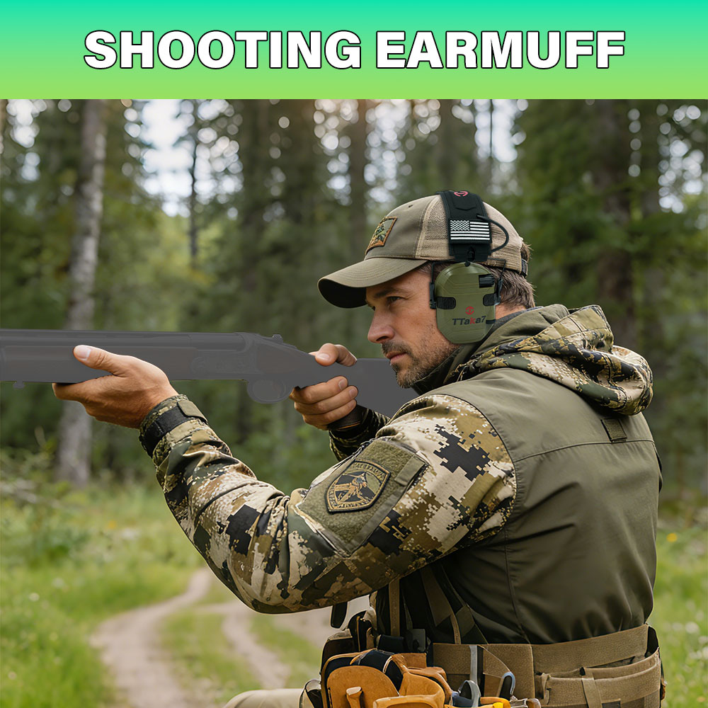 新型戦術電子射撃用折りたたみ式イヤーマフケース、防音ヘッドホ - Shooting Ear Muff のレビューと価格