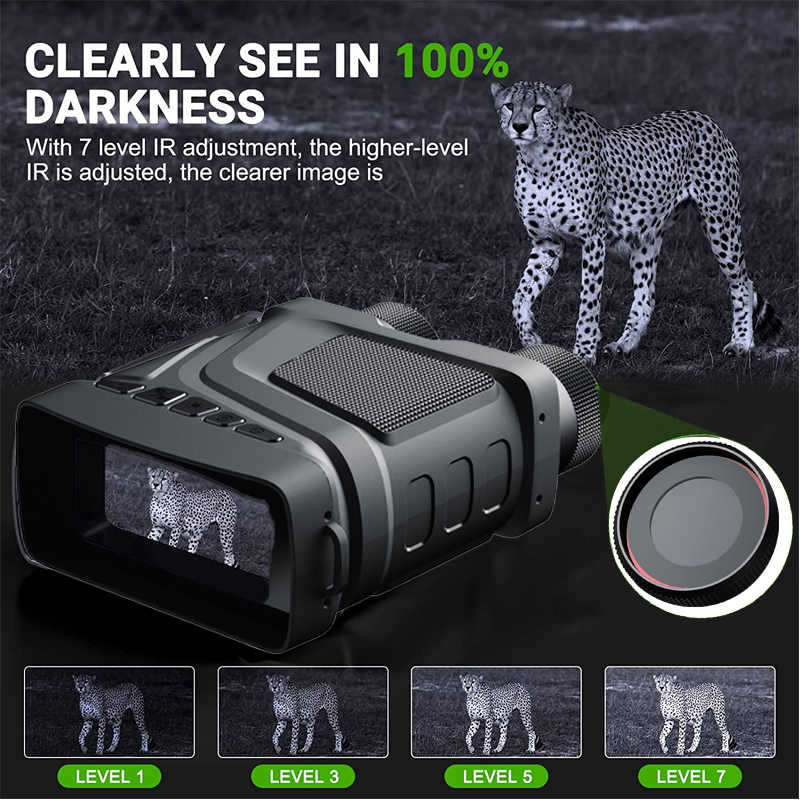 1080P HD赤外線暗視双眼鏡 5倍デジタルズームハンティ - Hunting Outdoor Day のレビューと価格