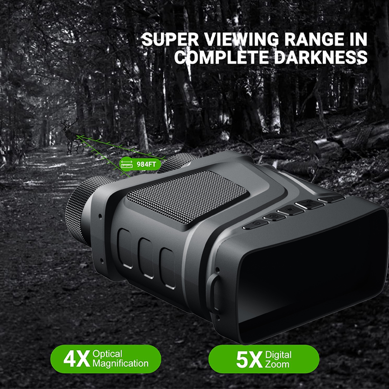 1080P HD赤外線暗視双眼鏡 5倍デジタルズームハンティ - Hunting Outdoor Day のレビューと価格