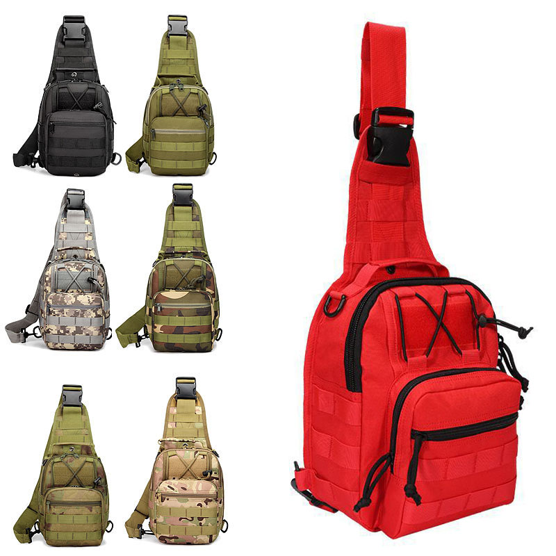 多用途タクティカルチェストバッグ メンズ アウトドア EDC - Hunting Outdoor Day のレビューと価格