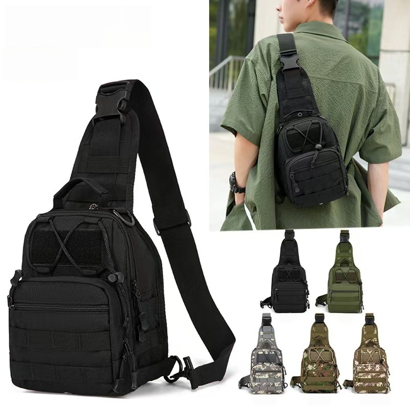 タクティカルチェストバッグ、メンズ、アウトドア用、ショルダー - Hunting Outdoor Day のレビューと価格