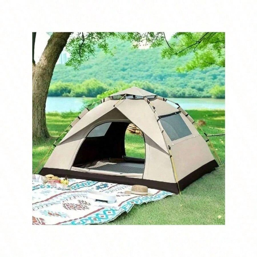 2～4人用自動ポップアップテント、即設営防水キャンプテント、 - Outdoor Hunting Tent のレビューと価格