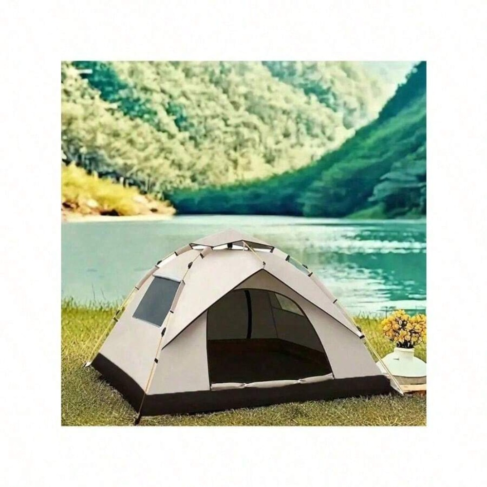 2～4人用自動ポップアップテント、即設営防水キャンプテント、 - Outdoor Hunting Tent のレビューと価格