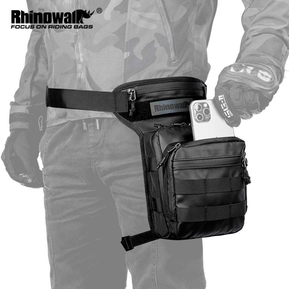 Rhinowalk オートバイドロップレッグバッグ太ももベル - Tactical Belt Rigger のレビューと価格