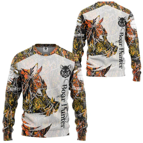迷彩狩猟動物イノシシメンズ Tシャツ 3D プリントスポーツ - Wildman Hunting & Outdoor Photos のレビューと価格