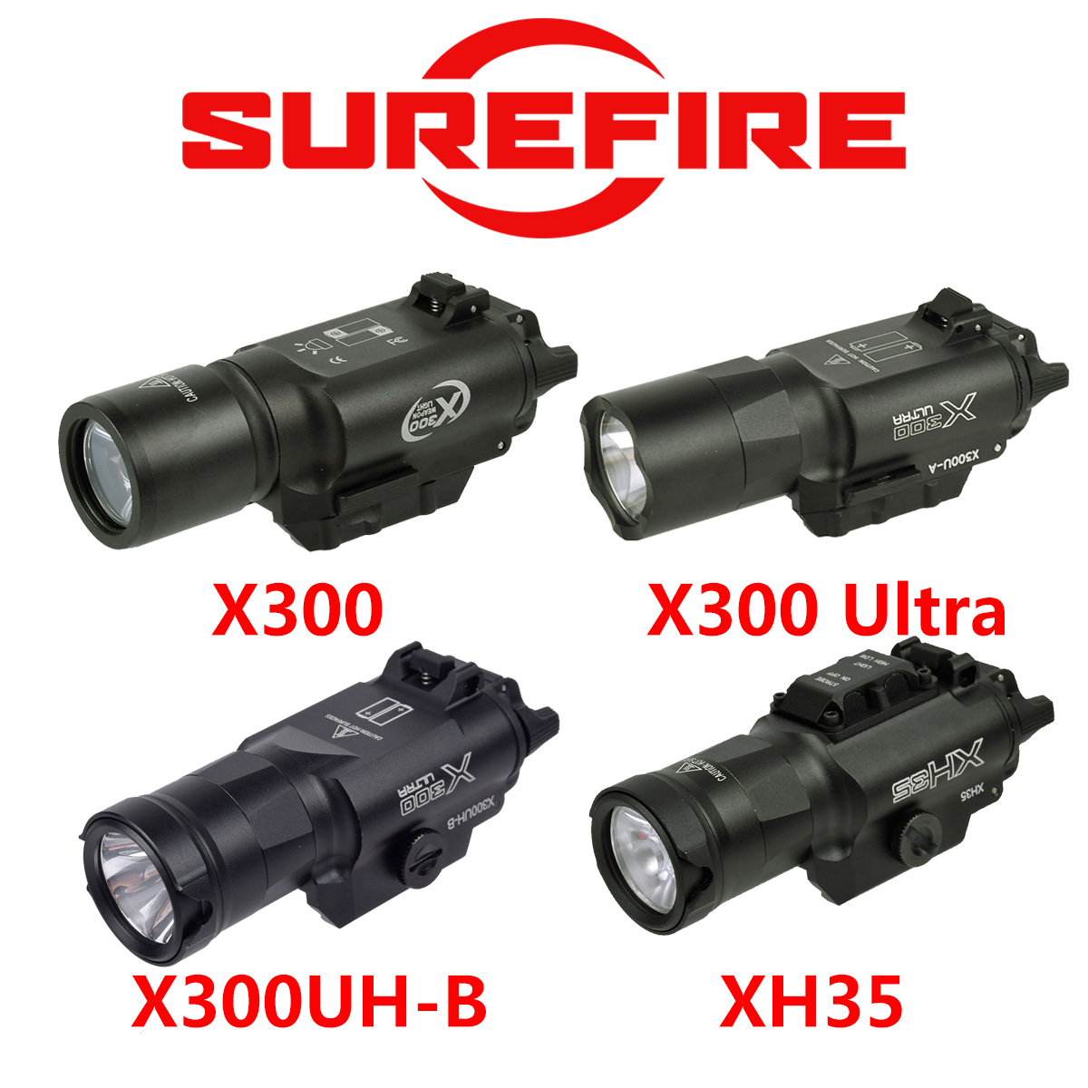 戦術的な Surefire X300 X300U ウルトラ  - Outdoor Hunting Lights のレビューと価格