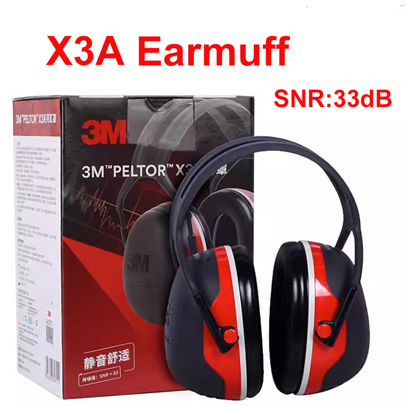 3M 33dB 防音 X3A イヤーマフ、騒音低減、睡眠、学 - Shooting Ear Muff のレビューと価格