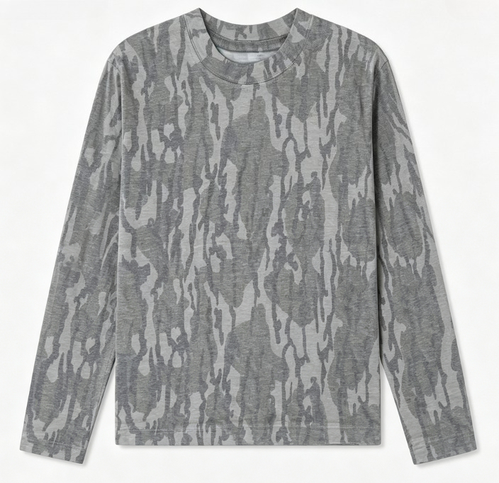 カモフラージュ柄長袖Tシャツ ツリーリーフ迷彩プリント クル - Hunting & Outdoor Supplies Carterton のレビューと価格