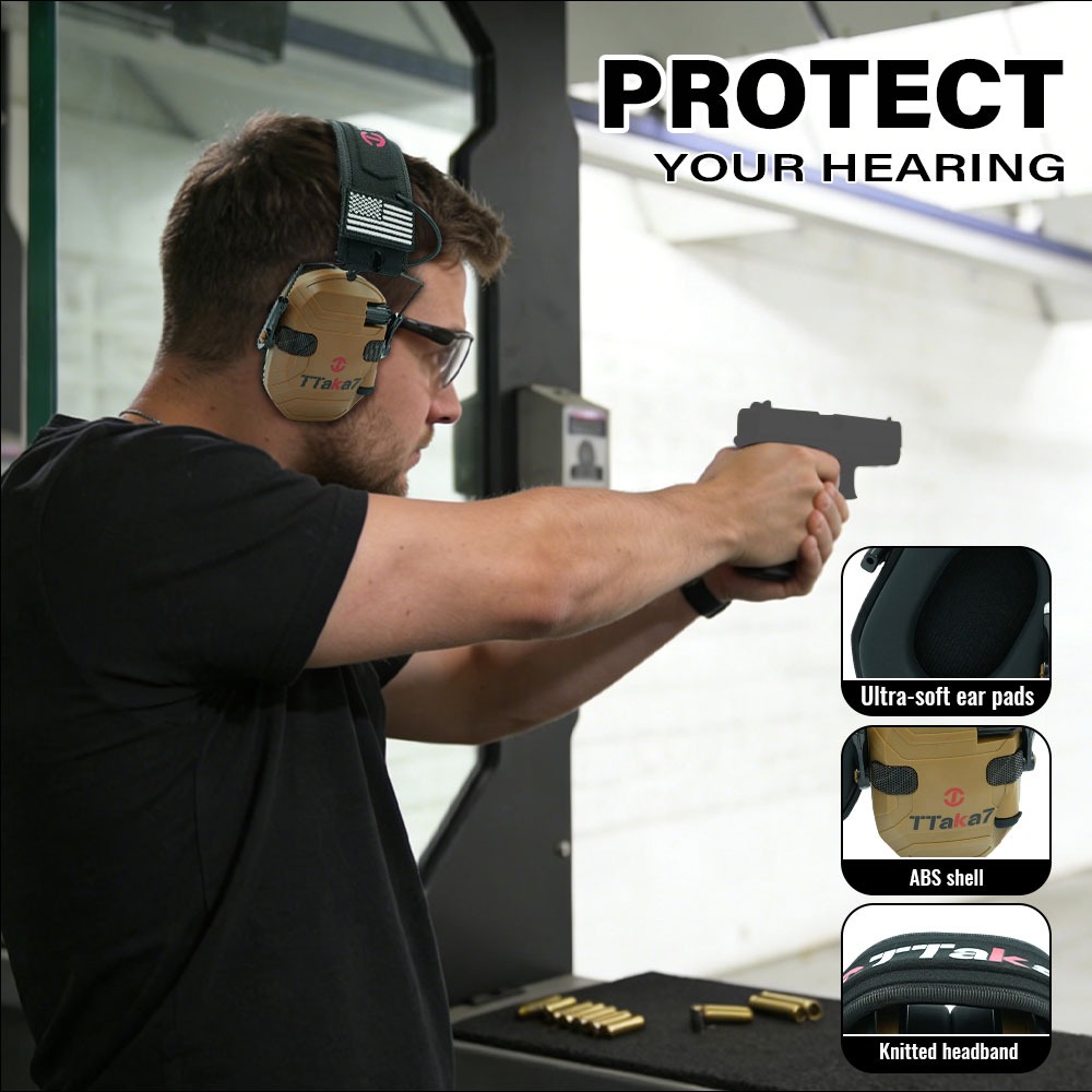 新型W1/W3折りたたみ式電子射撃用イヤーマフ、防音ヘッドホ - Shooting Ear Muff のレビューと価格
